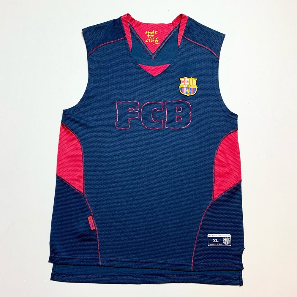 Football Club Barcelona FCB Youth Sleeveless Athletic Tee